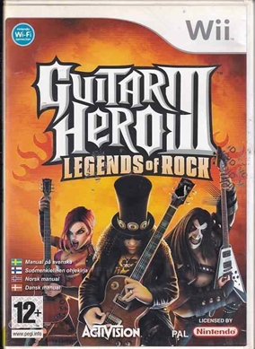 Guitar Hero III Legends of rock - Wii (B Grade) (Genbrug)